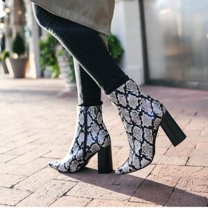 Jeffrey Campbell Siren Python Boot
